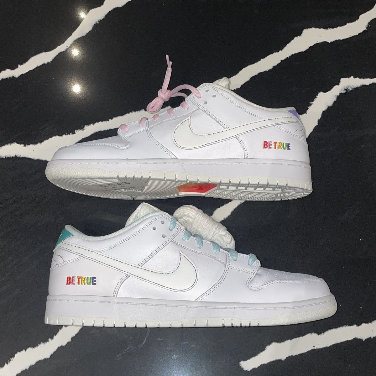Nike Nike SB Dunk Low Pro Be True DR4876 100 - Size 14 Size US 14 / EU 47 - 17 Thumbnail