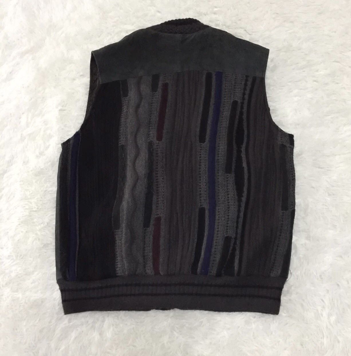 Other Nice Knit Mixture Simons Casual Cardigan Vest Size US M / EU 48-50 / 2 - 2 Thumbnail