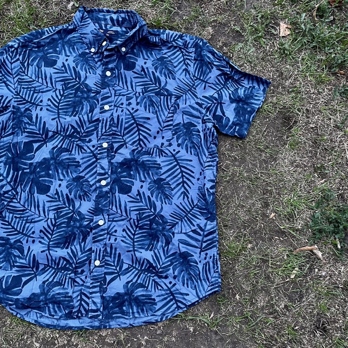 Vintage Vintage 90s Aloha Hawaiian Shirt All Over Print Coastal M Size US M / EU 48-50 / 2 - 2 Thumbnail
