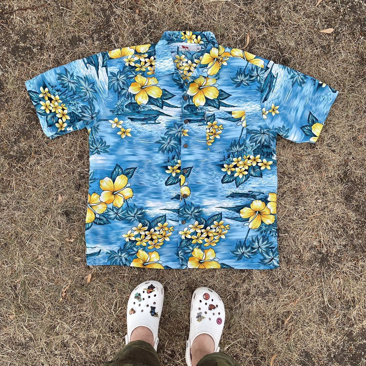 Vintage Vintage 90s Hawaiian Shirt All Over Print Streetwear Y2K XL Size US XL / EU 56 / 4 - 4 Thumbnail