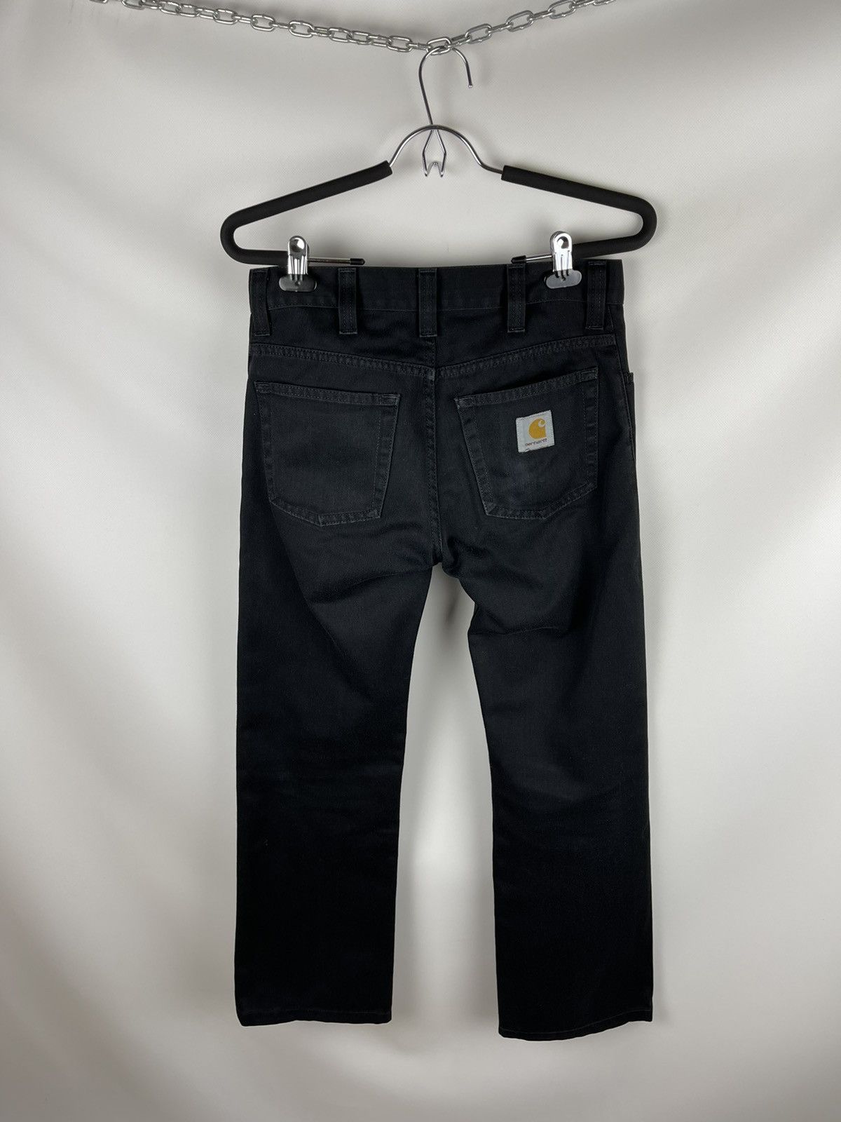 Carhartt Carhartt vintage rockin pant black used distressed chinos Size US 28 / EU 44 - 1 Thumbnail