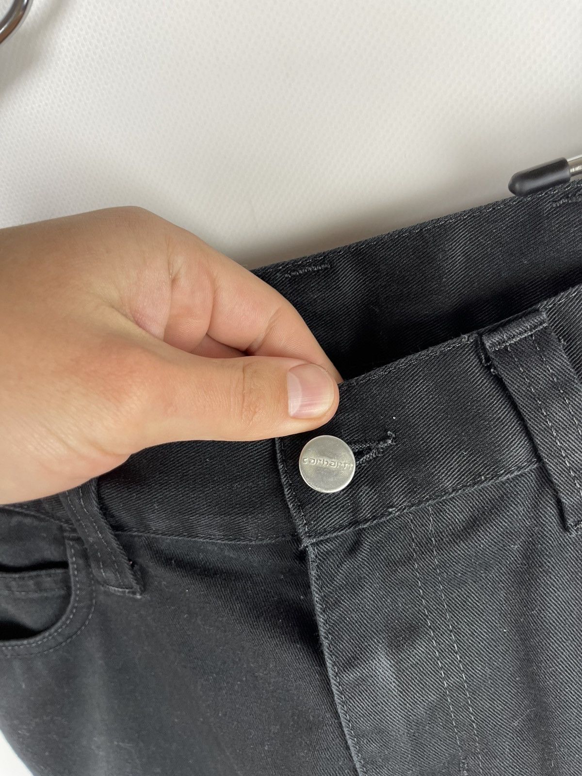 Carhartt Carhartt vintage rockin pant black used distressed chinos Size US 28 / EU 44 - 7 Thumbnail