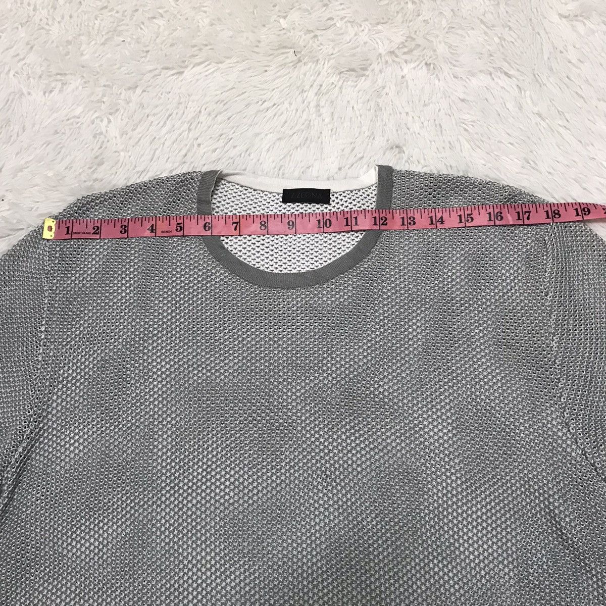Z Zegna Z Zegna Netting Knitwear Maglia Tricots Made in Romania Size US XL / EU 56 / 4 - 13 Thumbnail