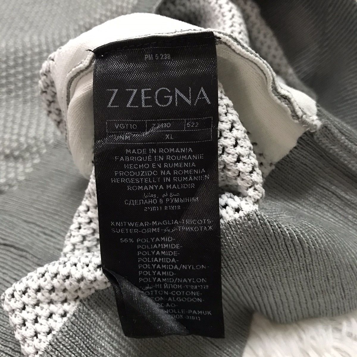 Z Zegna Z Zegna Netting Knitwear Maglia Tricots Made in Romania Size US XL / EU 56 / 4 - 9 Thumbnail