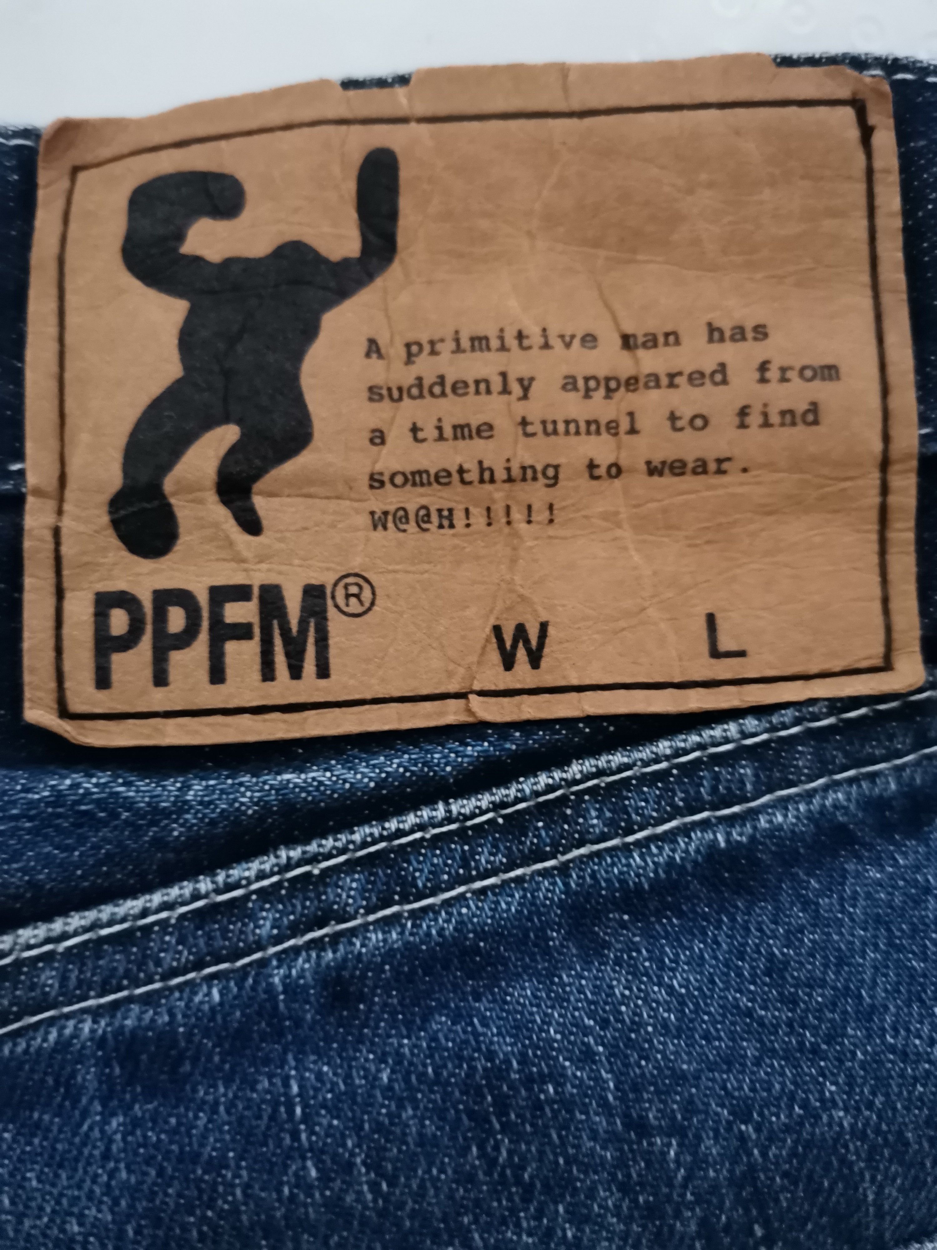 Japanese Brand PPFM FLARE DISTRESSED JEANS Size US 29 - 8 Thumbnail