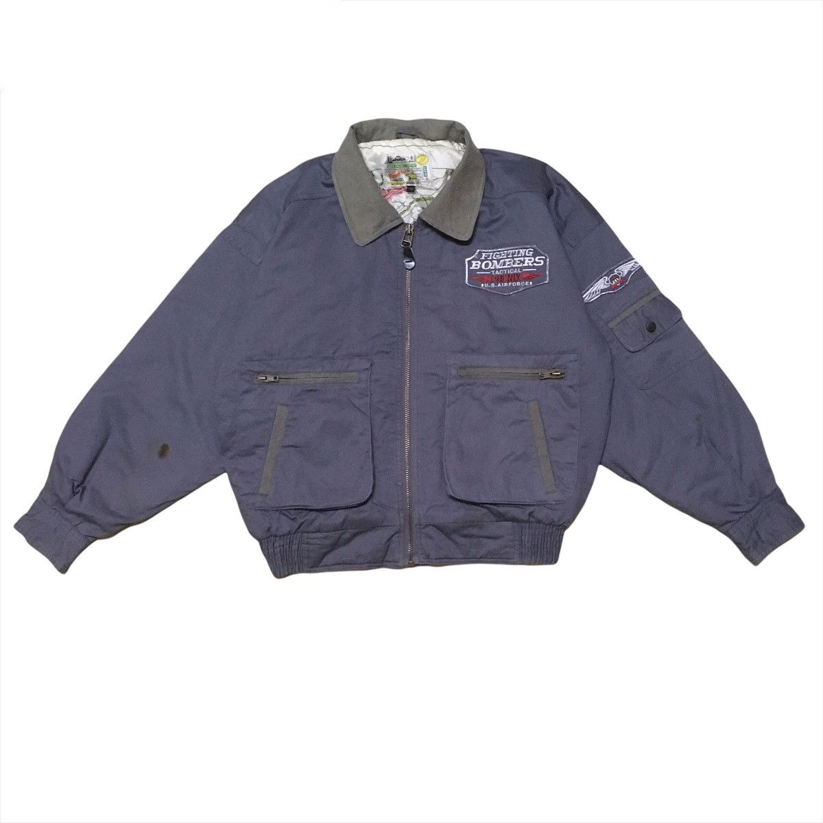 Japanese Brand Vintage Japanese Brand Bomber Style Jacket Size US M / EU 48-50 / 2 - 1 Thumbnail
