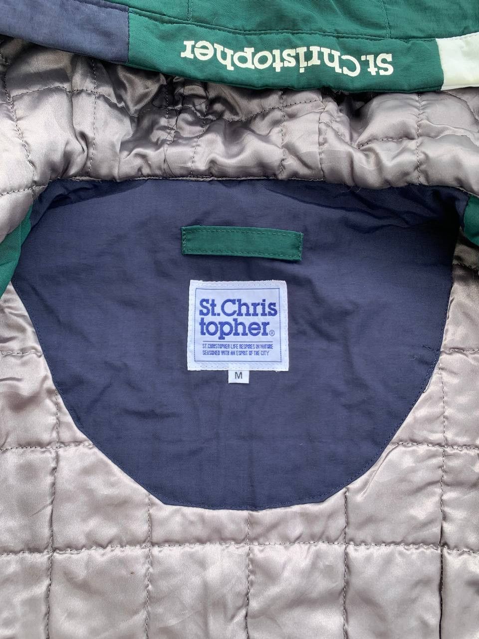 Japanese Brand Vintage St Christopher Quilted Lined Hooded Parka Oversized Size US M / EU 48-50 / 2 - 8 Thumbnail