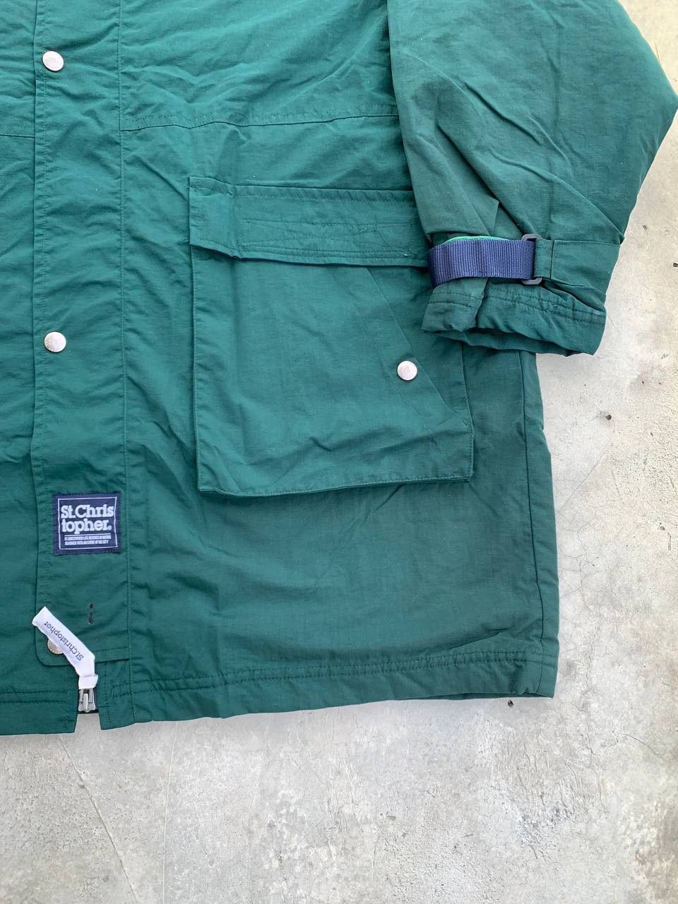 Japanese Brand Vintage St Christopher Quilted Lined Hooded Parka Oversized Size US M / EU 48-50 / 2 - 5 Thumbnail