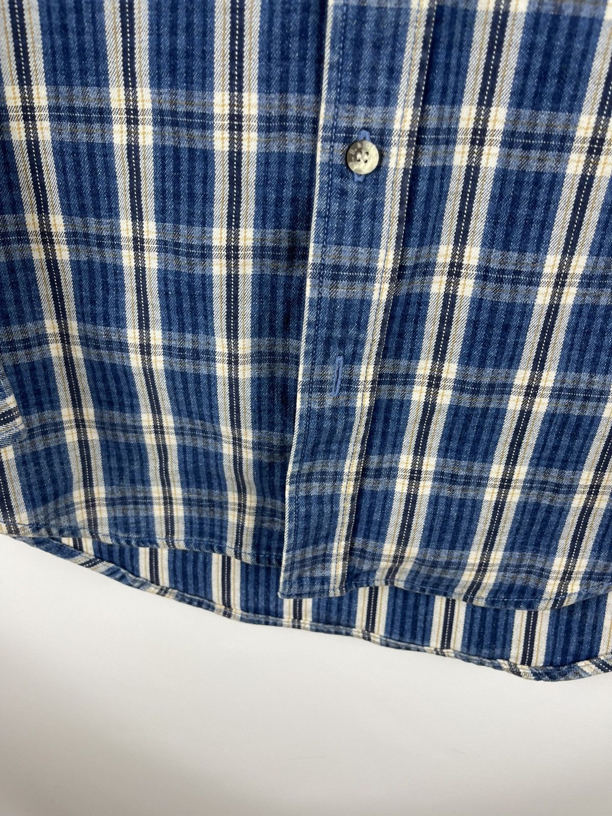 Levi's Levi’s vintage 90s checkered denim shirt striped flannel Size US M / EU 48-50 / 2 - 14 Thumbnail