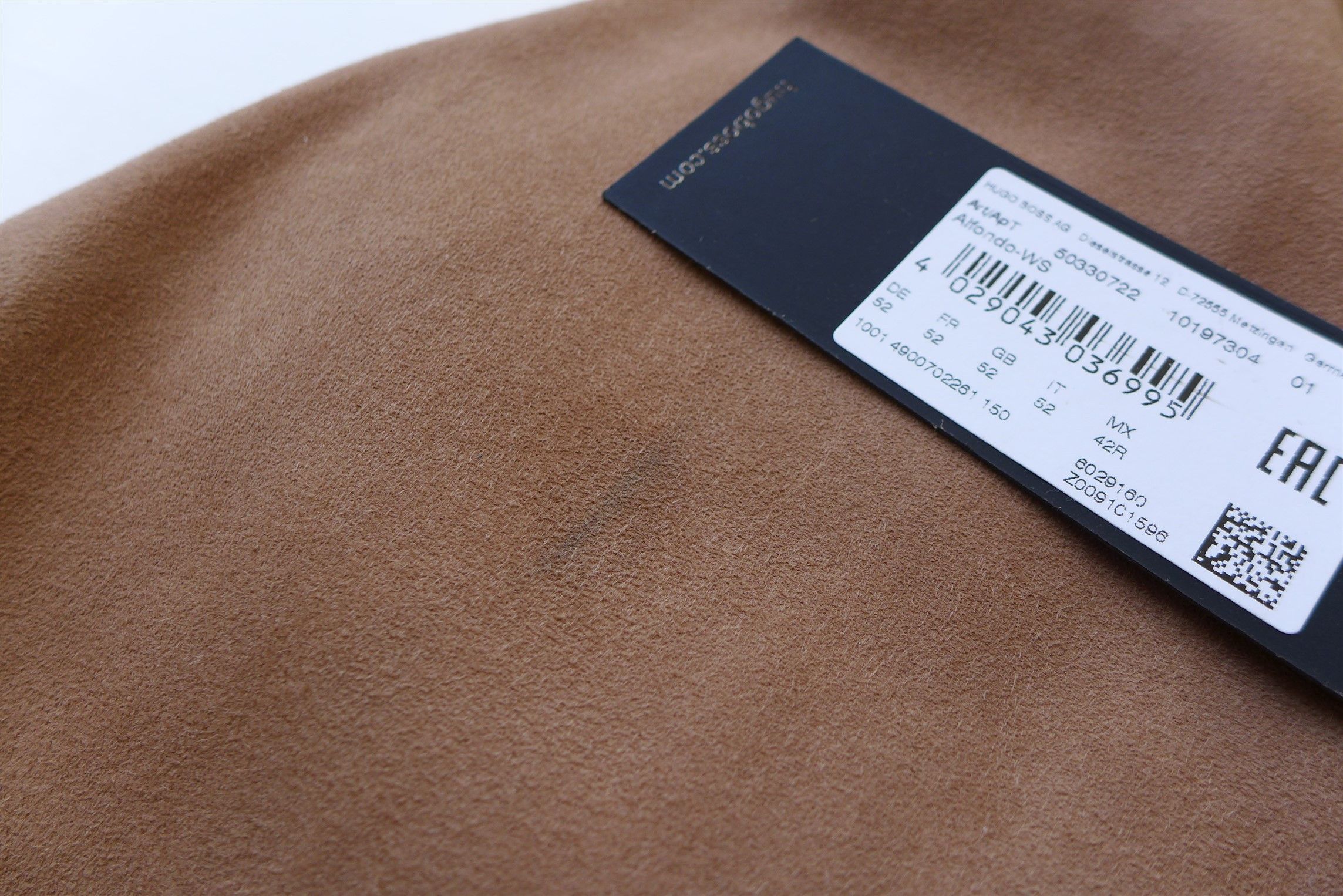 Hugo Boss Hugo Boss Alfondo Bomber Jacket - Tan Suede Size US L / EU 52-54 / 3 - 11 Thumbnail