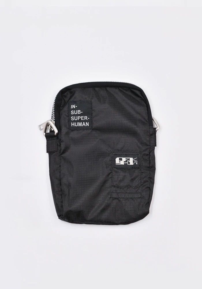 Rick Owens Drkshdw Rick Owens DRKSHDW Zip Pouch - Black Nylon Size ONE SIZE - 1 Thumbnail