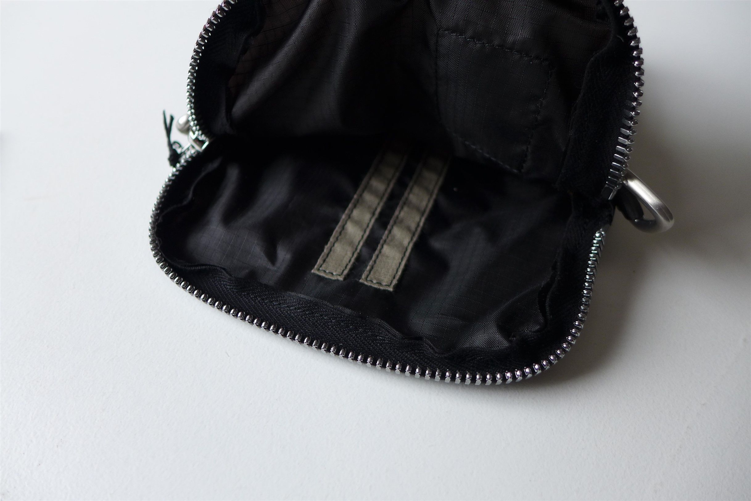 Rick Owens Drkshdw Rick Owens DRKSHDW Zip Pouch - Black Nylon Size ONE SIZE - 6 Thumbnail
