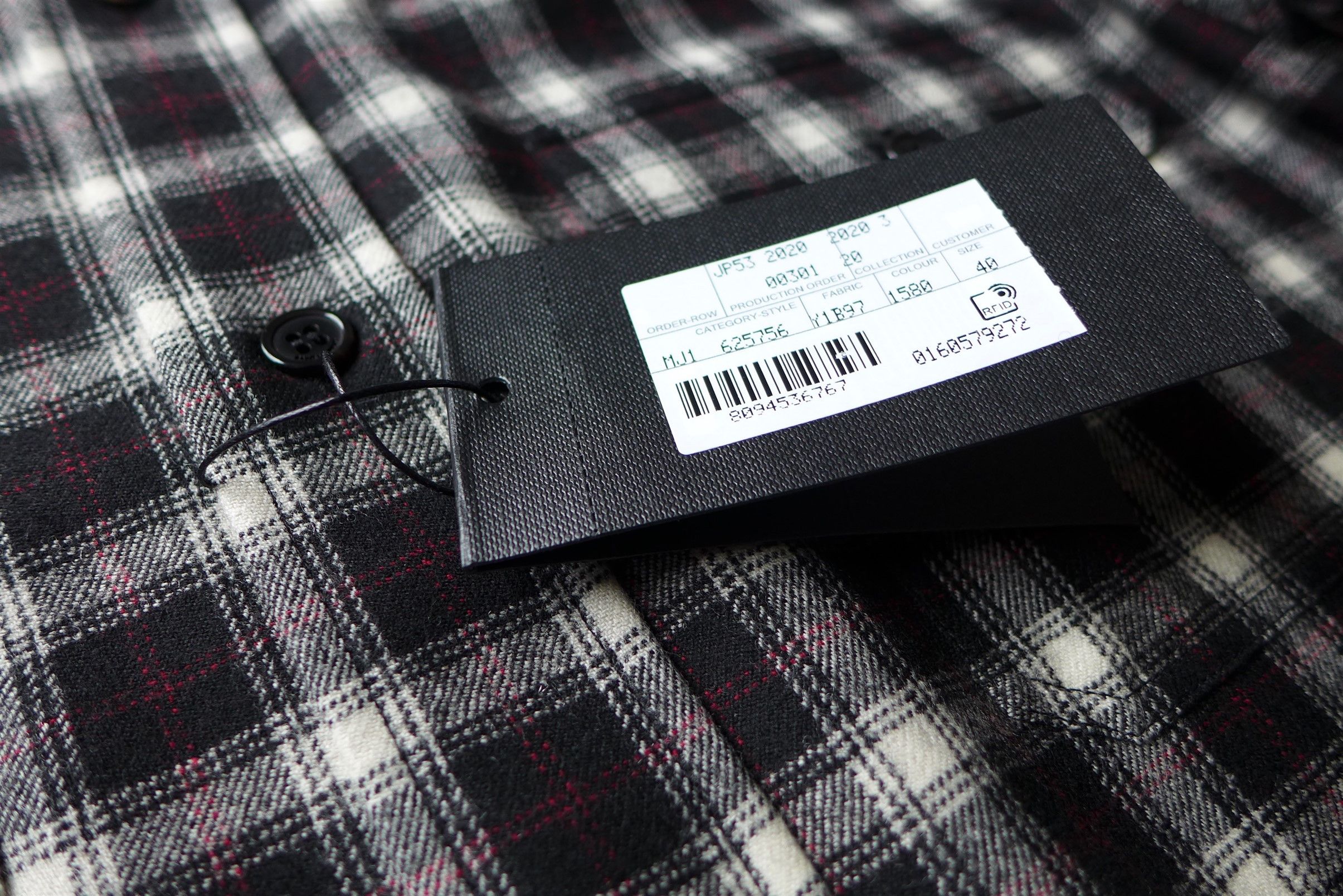 Saint Laurent Paris Saint Laurent FW20 Plaid Wool Check Shirt - Size 40 Size US M / EU 48-50 / 2 - 13 Thumbnail