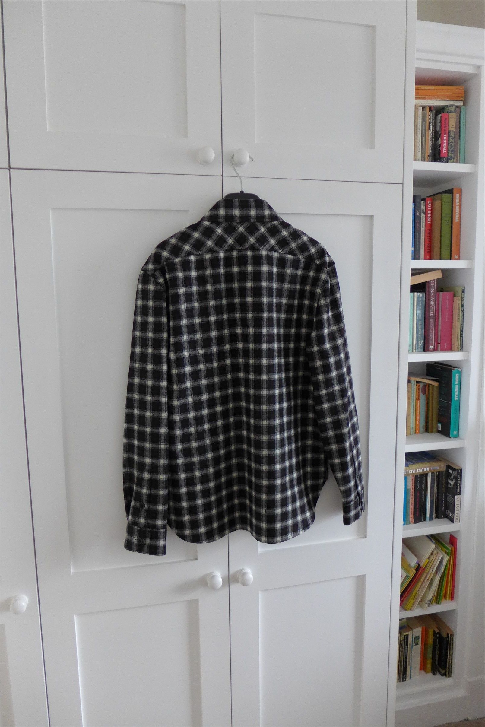 Saint Laurent Paris Saint Laurent FW20 Plaid Wool Check Shirt - Size 40 Size US M / EU 48-50 / 2 - 2 Thumbnail