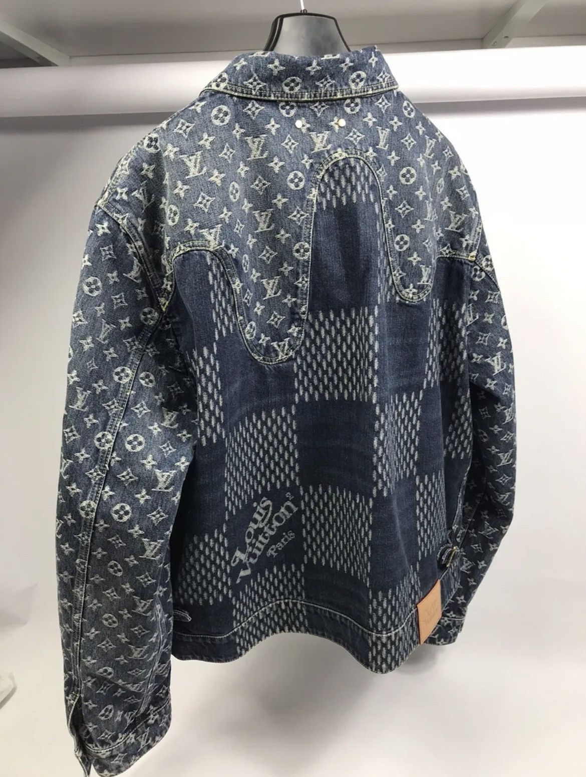 Louis Vuitton × Nigo × Virgil Abloh LOUIS VUITTON X NIGO MONOGRAM BLUE DENIM JACKET SIZE: 58 Size US XXL / EU 58 / 5 - 2 Thumbnail
