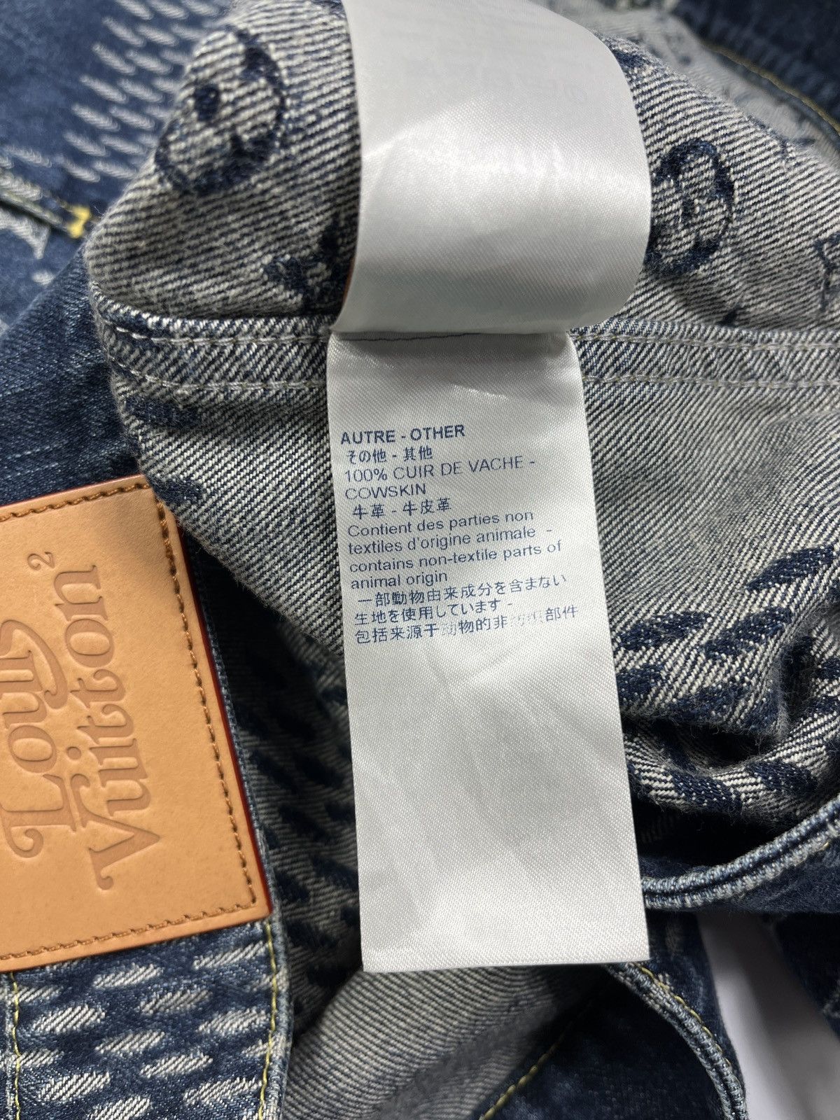 Louis Vuitton × Nigo × Virgil Abloh LOUIS VUITTON X NIGO MONOGRAM BLUE DENIM JACKET SIZE: 58 Size US XXL / EU 58 / 5 - 16 Thumbnail