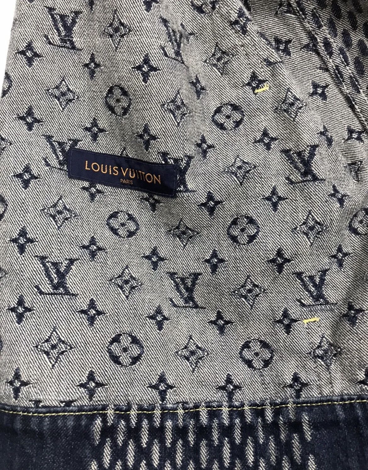 Louis Vuitton × Nigo × Virgil Abloh LOUIS VUITTON X NIGO MONOGRAM BLUE DENIM JACKET SIZE: 58 Size US XXL / EU 58 / 5 - 4 Thumbnail