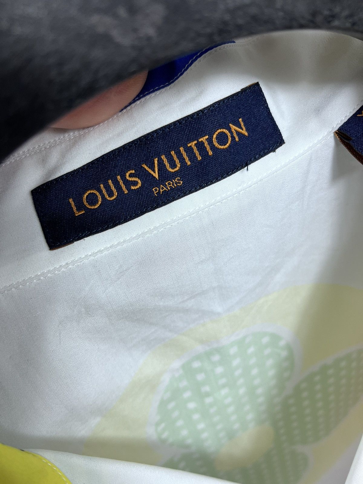 Virgil Abloh LOUIS VUITTON MULTI COLOUR MONOGRAM PRNT SHIRT Size US XL / EU 56 / 4 - 9 Thumbnail
