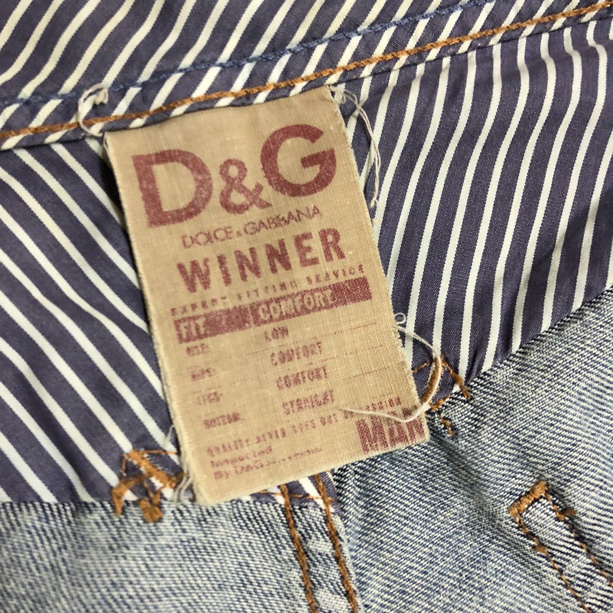 Dolce & Gabbana Dolce & Gabbana Selvedge Hook Denim Size US 32 / EU 48 - 2 Thumbnail
