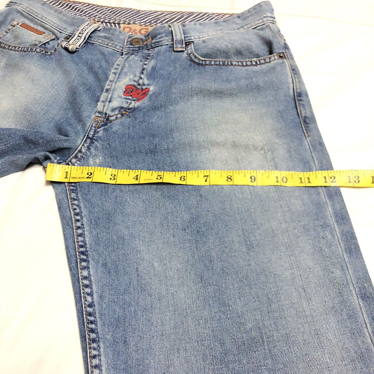 Dolce & Gabbana Dolce & Gabbana Selvedge Hook Denim Size US 32 / EU 48 - 10 Thumbnail