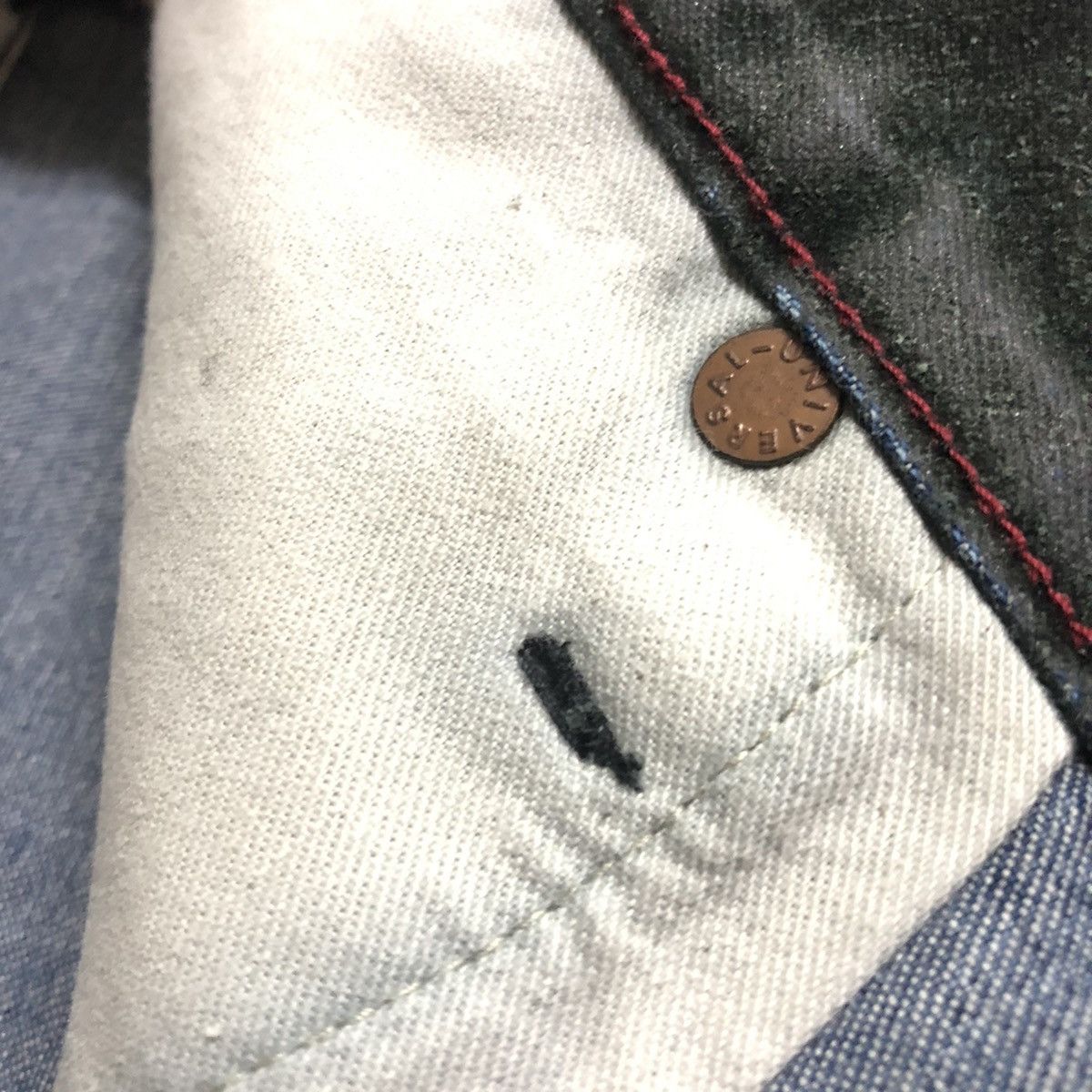 Japanese Brand Blue Way Japan Distressed Wax Denim Size US 32 / EU 48 - 5 Thumbnail