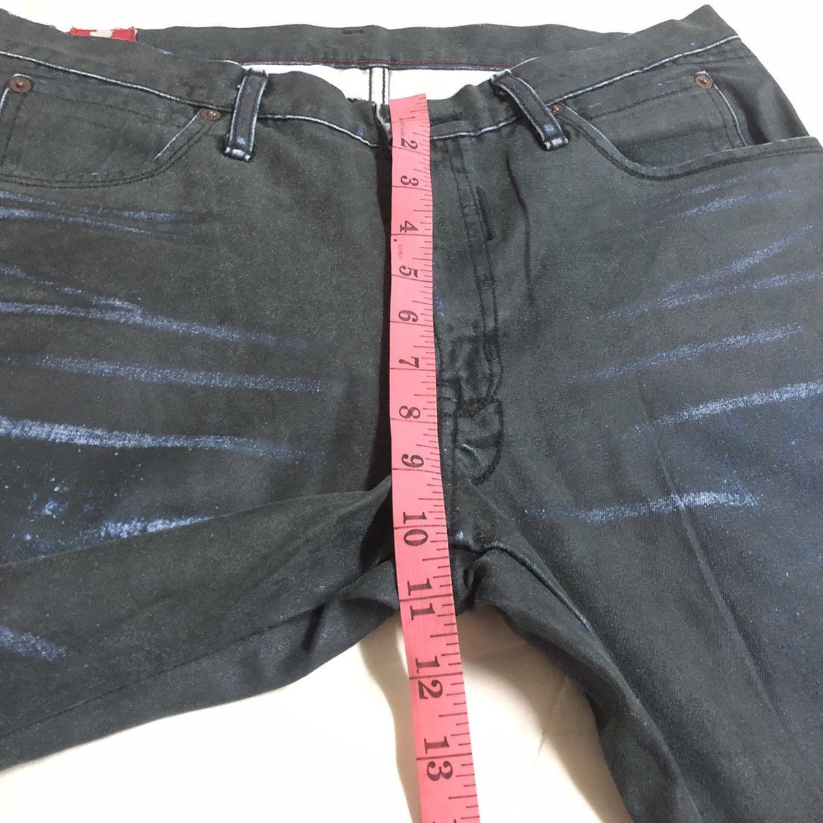 Japanese Brand Blue Way Japan Distressed Wax Denim Size US 32 / EU 48 - 8 Thumbnail