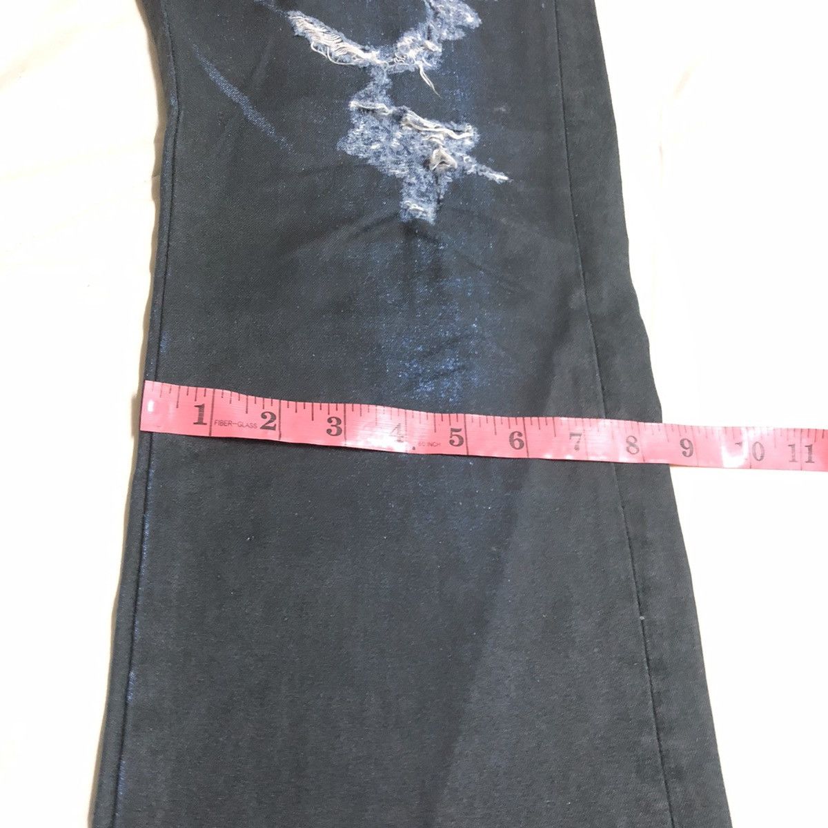 Japanese Brand Blue Way Japan Distressed Wax Denim Size US 32 / EU 48 - 12 Thumbnail