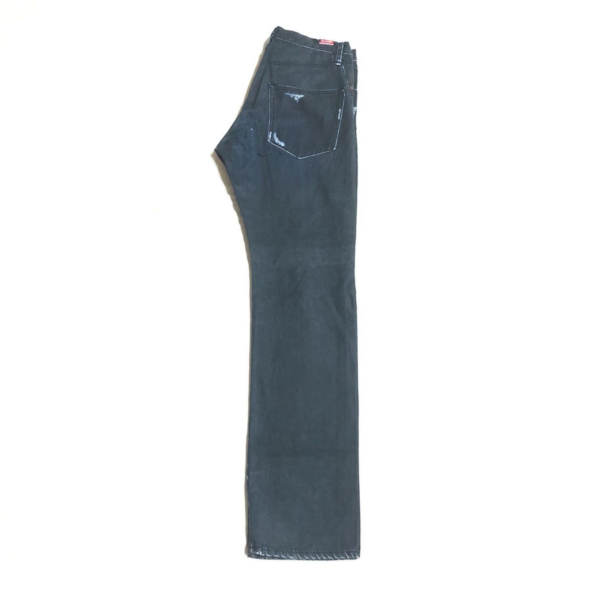 Japanese Brand Blue Way Japan Distressed Wax Denim Size US 32 / EU 48 - 19 Thumbnail