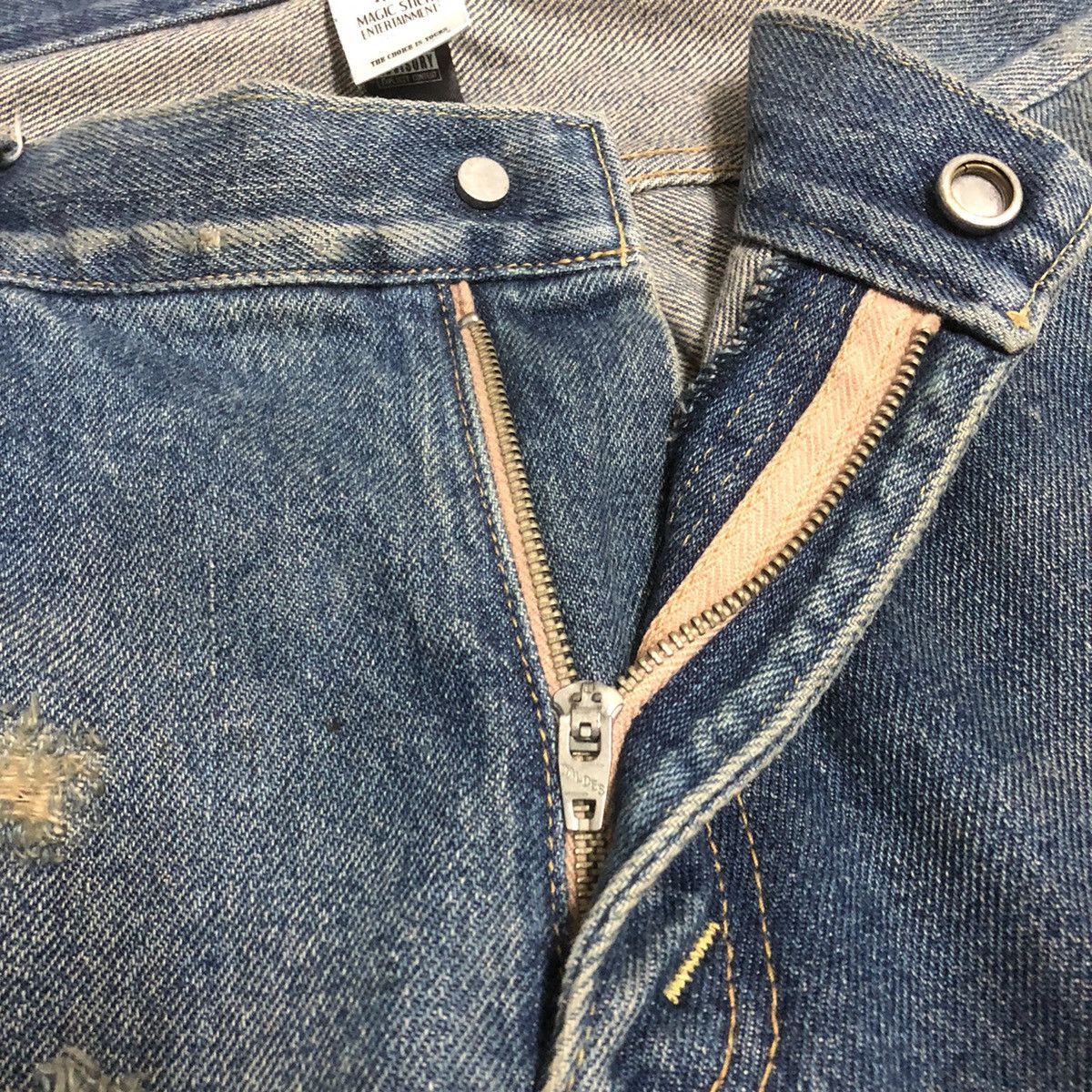 Japanese Brand Magic Stick Tokyo Distressed Slimfit Denim Size US 36 / EU 52 - 6 Thumbnail