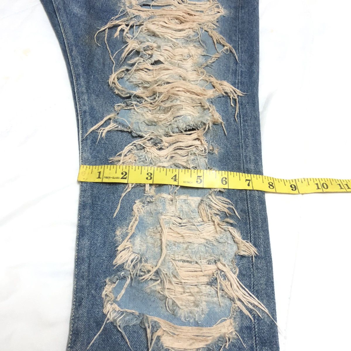 Japanese Brand Magic Stick Tokyo Distressed Slimfit Denim Size US 36 / EU 52 - 15 Thumbnail