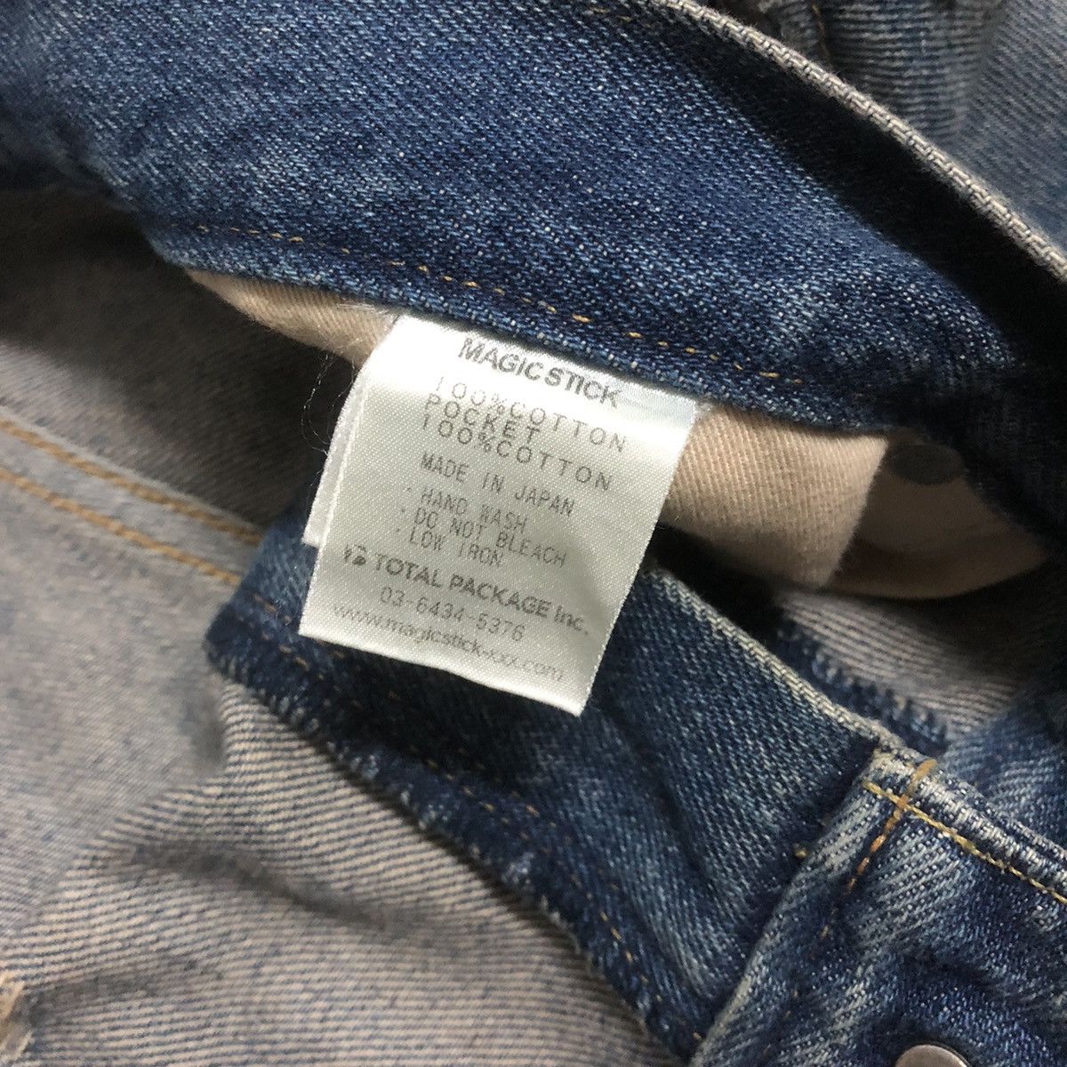 Japanese Brand Magic Stick Tokyo Distressed Slimfit Denim Size US 36 / EU 52 - 4 Thumbnail