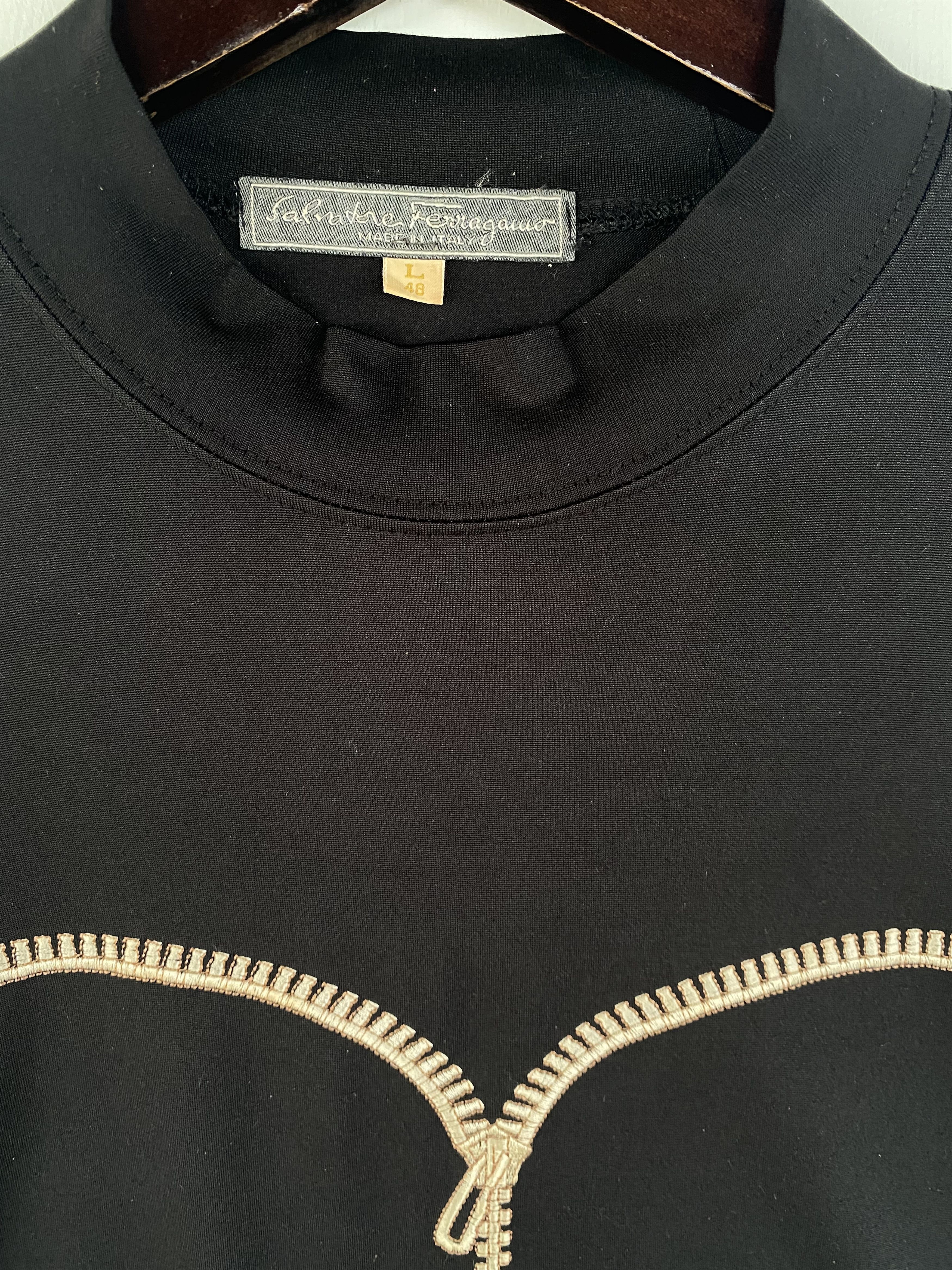 Salvatore Ferragamo VINTAGE SALVATORE FERRAGAMO embroidered Italy branded shirt Size M / US 6-8 / IT 42-44 - 5 Thumbnail