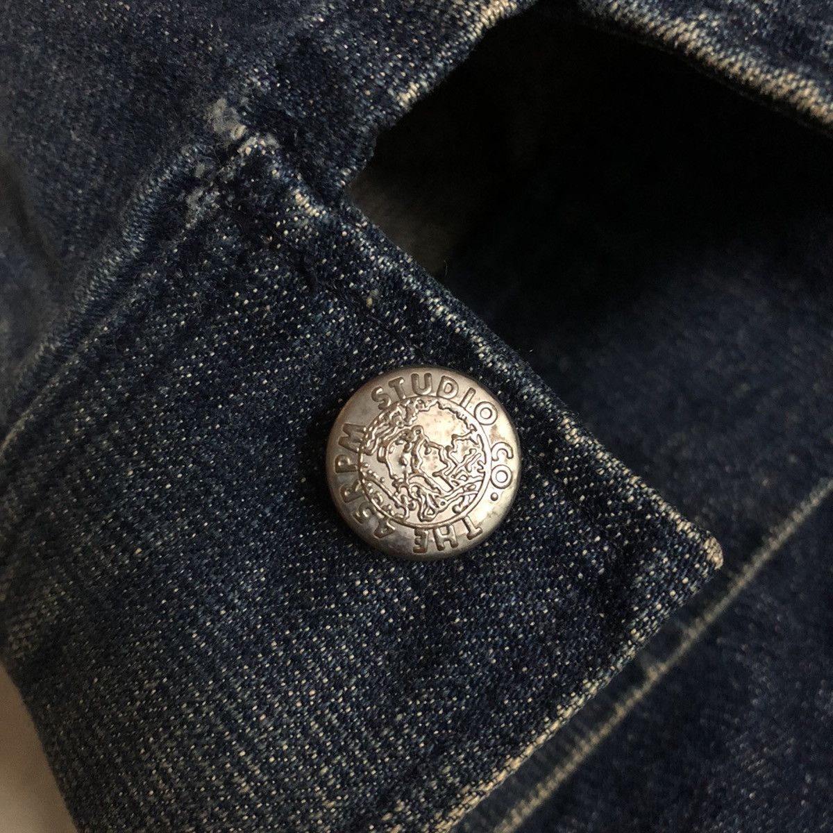 45rpm × Japanese Brand × Vintage Vintage Oversize 45Rpm Japan Tactical Denim Jacket 80s Size US M / EU 48-50 / 2 - 5 Thumbnail