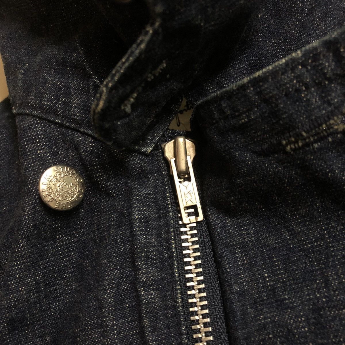 45rpm × Japanese Brand × Vintage Vintage Oversize 45Rpm Japan Tactical Denim Jacket 80s Size US M / EU 48-50 / 2 - 6 Thumbnail