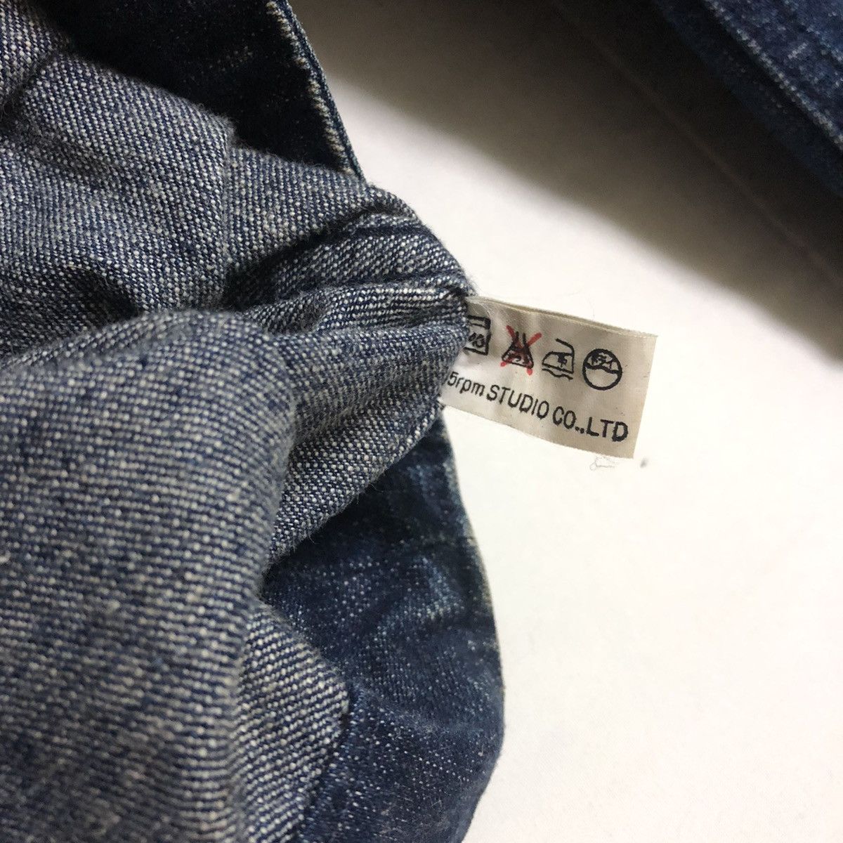 45rpm × Japanese Brand × Vintage Vintage Oversize 45Rpm Japan Tactical Denim Jacket 80s Size US M / EU 48-50 / 2 - 4 Thumbnail