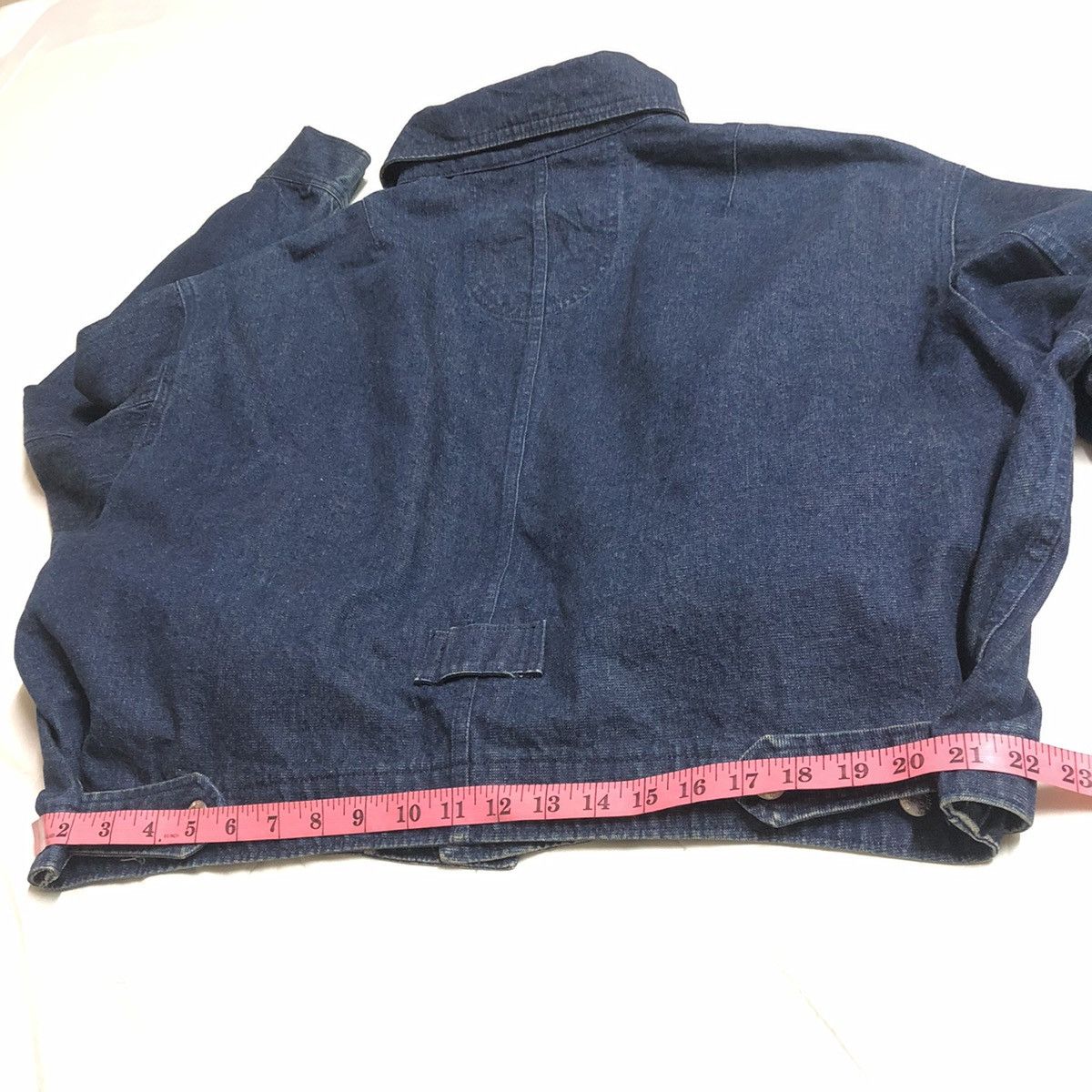 45rpm × Japanese Brand × Vintage Vintage Oversize 45Rpm Japan Tactical Denim Jacket 80s Size US M / EU 48-50 / 2 - 13 Thumbnail