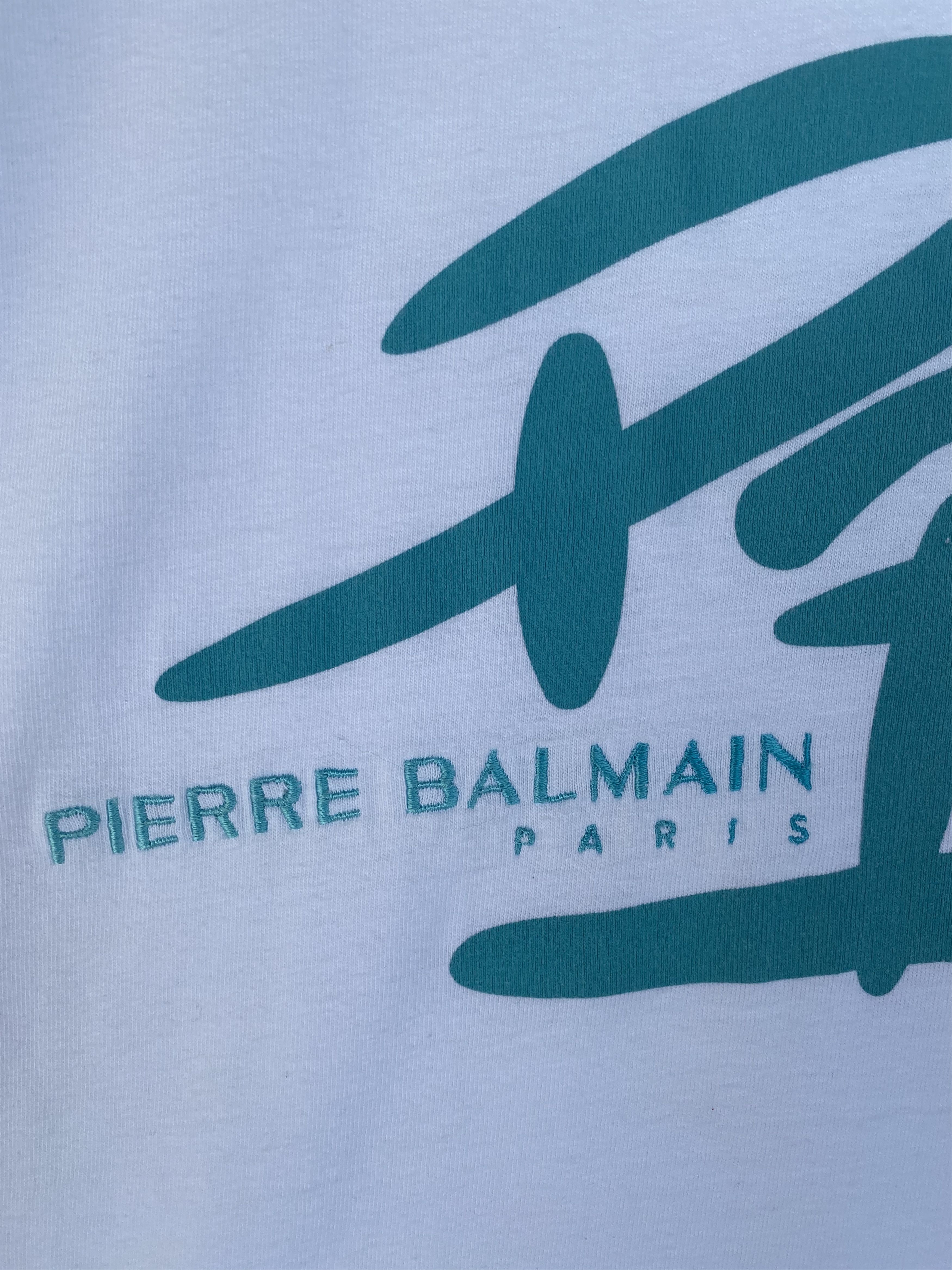 Pierre Balmain 💥PIERRE BALMAIN Paris embroidered brand tee shirt Size US M / EU 48-50 / 2 - 3 Thumbnail