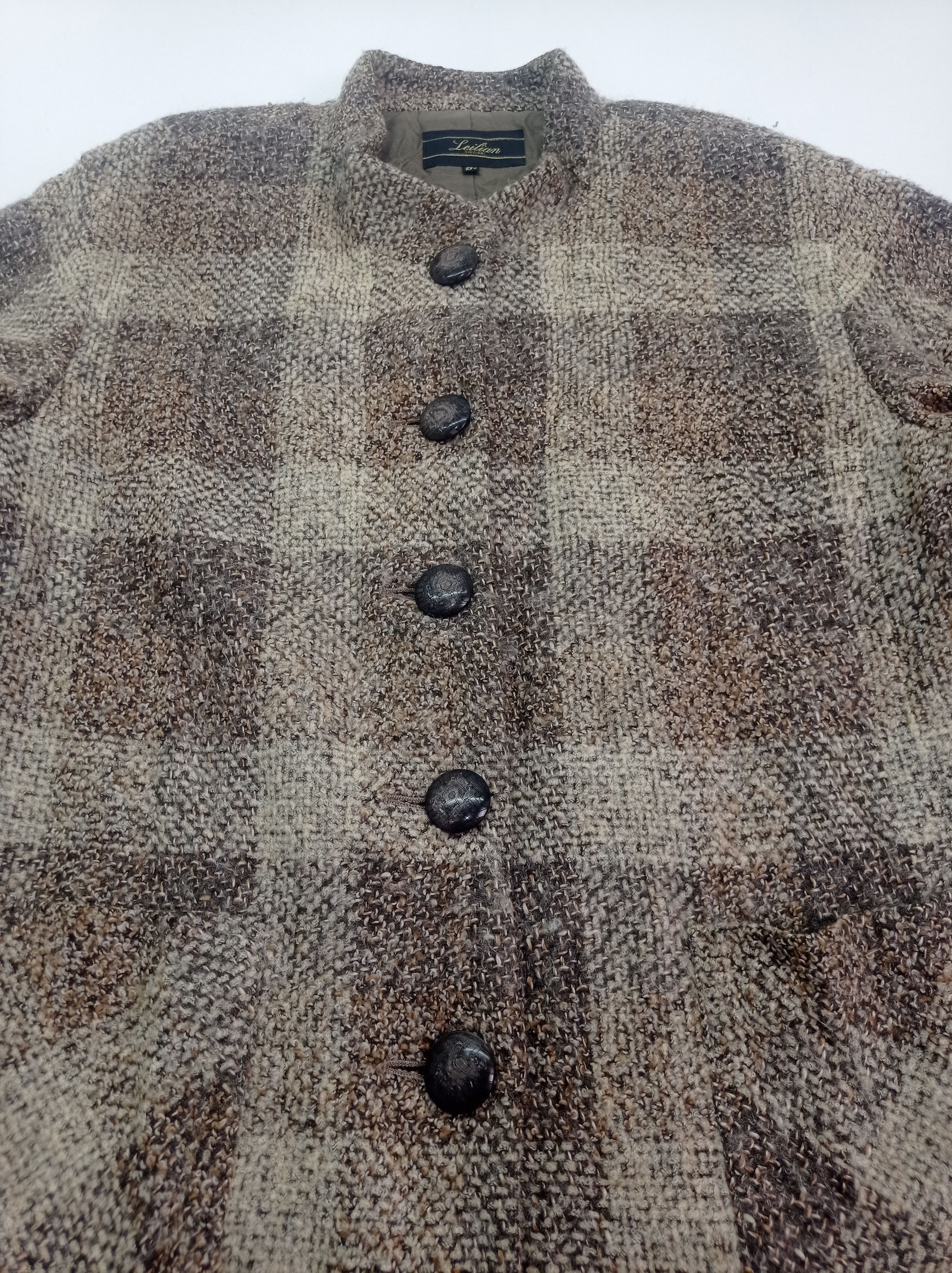 Japanese Brand Leilian Hironaka Knited Wool Jacket Size US L / EU 52-54 / 3 - 10 Thumbnail