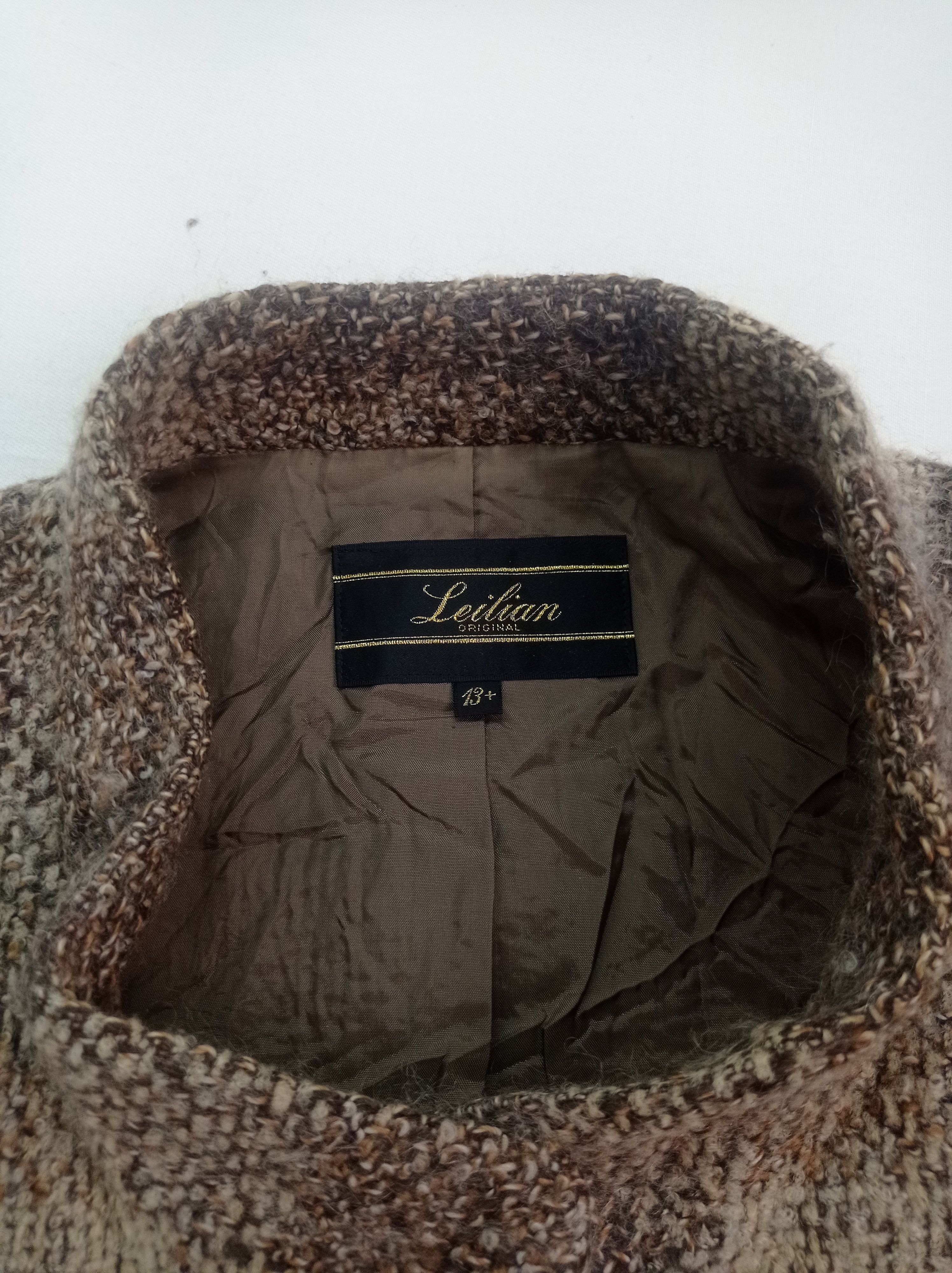Japanese Brand Leilian Hironaka Knited Wool Jacket Size US L / EU 52-54 / 3 - 7 Thumbnail