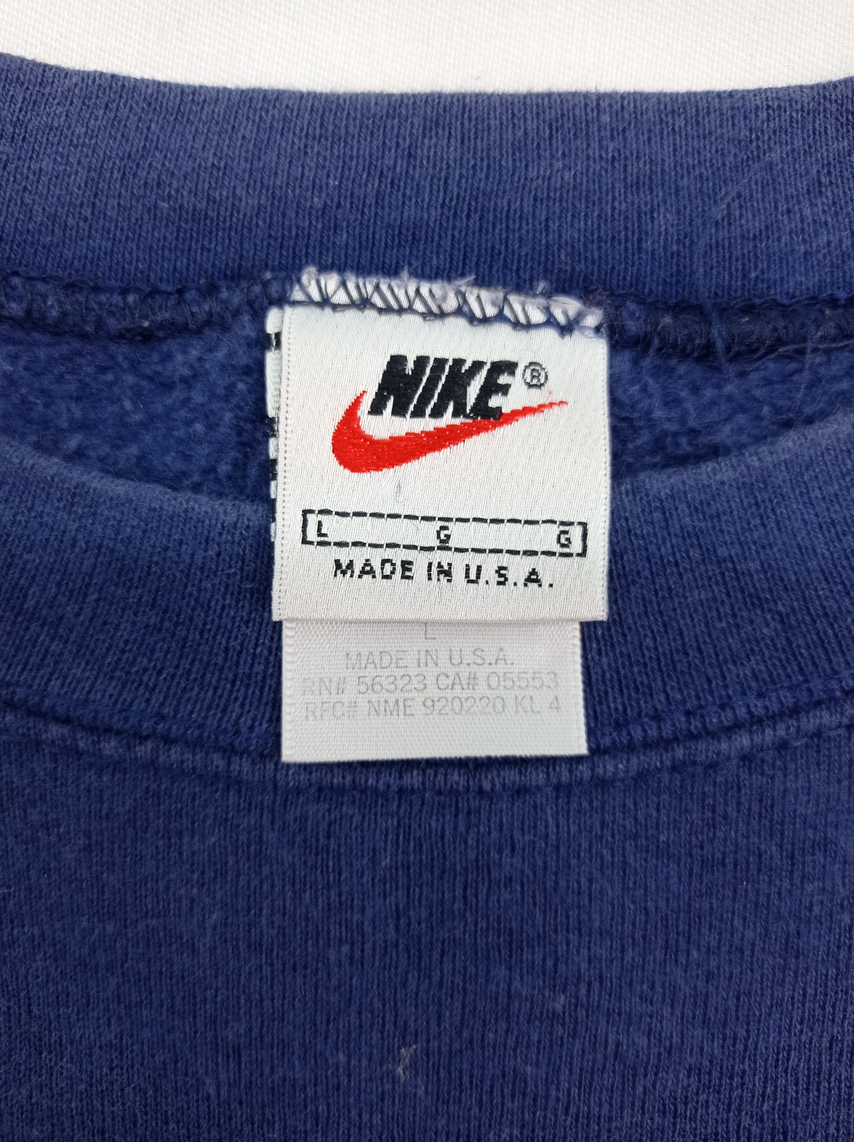 Nike Vintage Nike Center swoosh 90s Sweatshirt Size US XXL / EU 58 / 5 - 8 Thumbnail