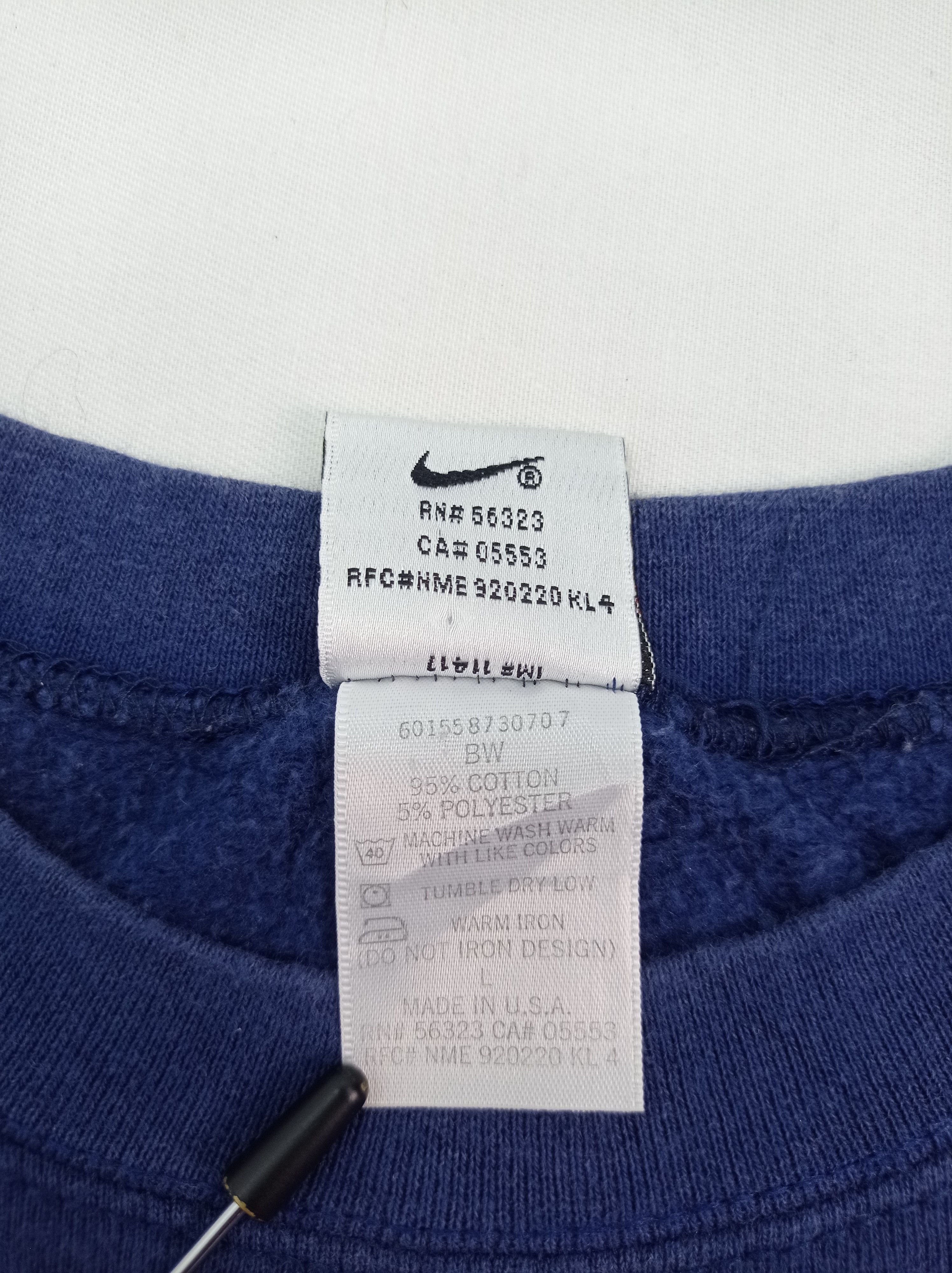 Nike Vintage Nike Center swoosh 90s Sweatshirt Size US XXL / EU 58 / 5 - 3 Thumbnail