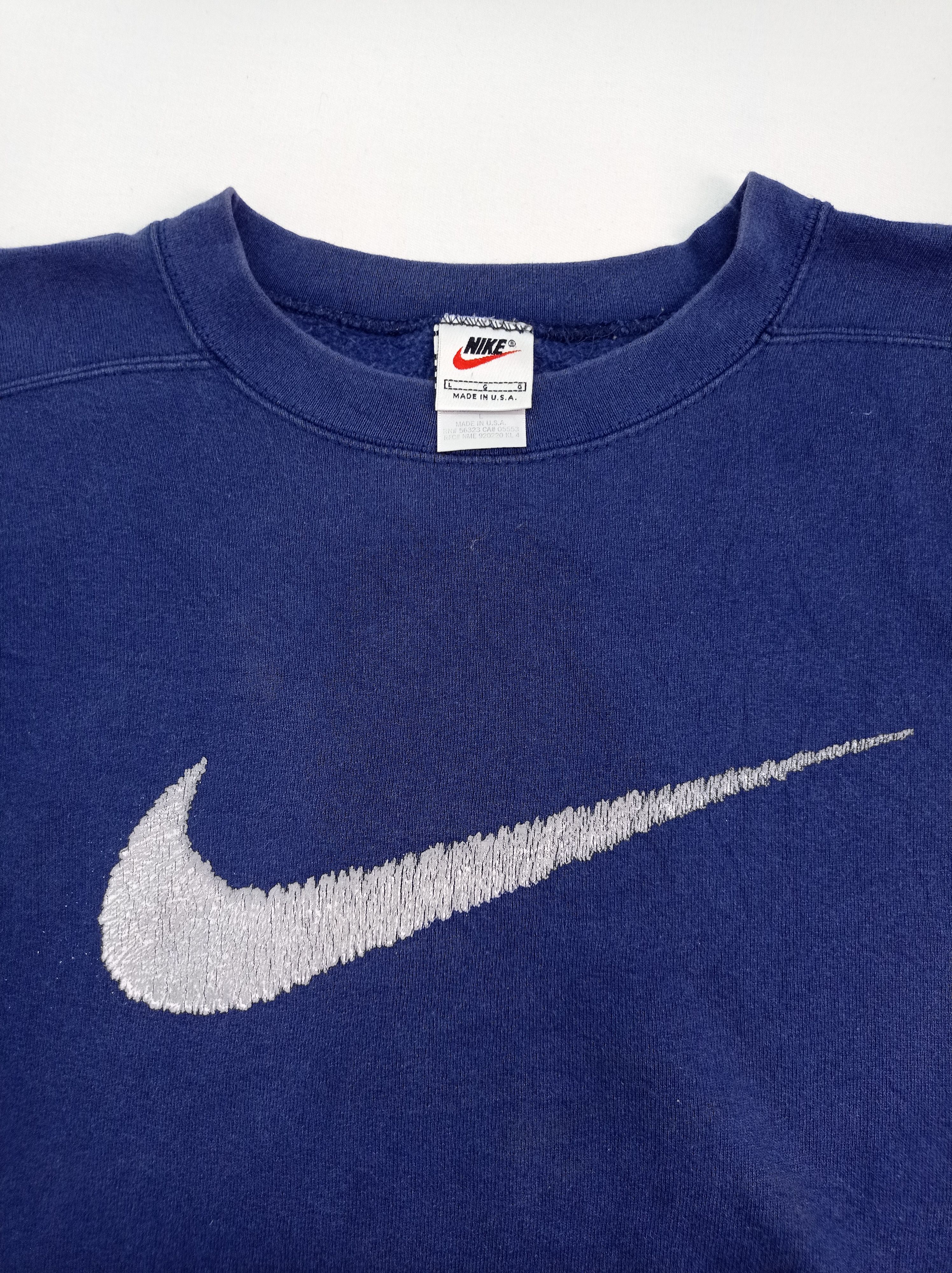 Nike Vintage Nike Center swoosh 90s Sweatshirt Size US XXL / EU 58 / 5 - 9 Thumbnail