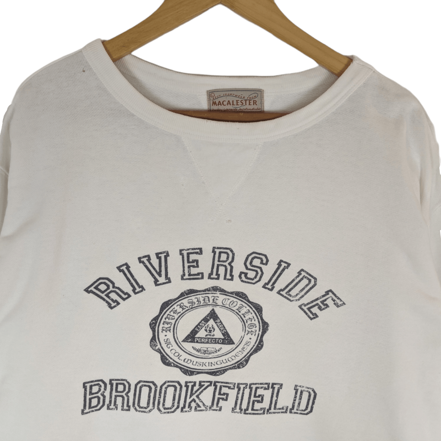 Vintage MACALESTER Riverside Brookfield High School Sweatshirt Size US L / EU 52-54 / 3 - 4 Thumbnail