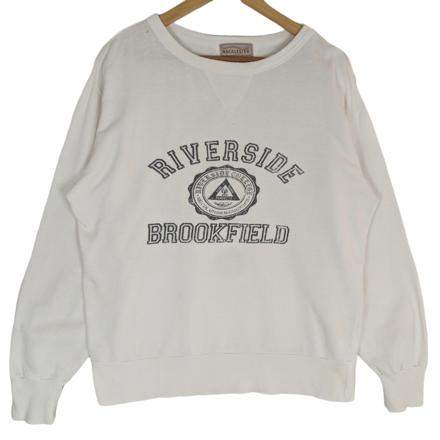 Vintage MACALESTER Riverside Brookfield High School Sweatshirt Size US L / EU 52-54 / 3 - 2 Thumbnail