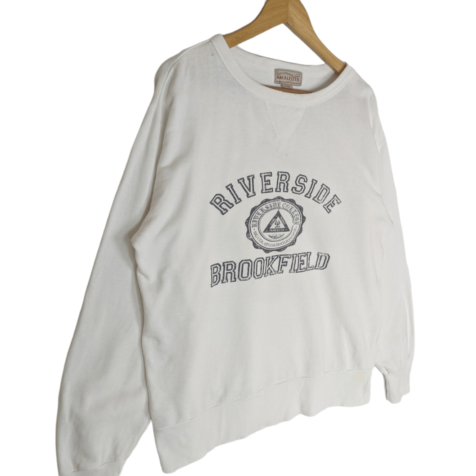 Vintage MACALESTER Riverside Brookfield High School Sweatshirt Size US L / EU 52-54 / 3 - 3 Thumbnail