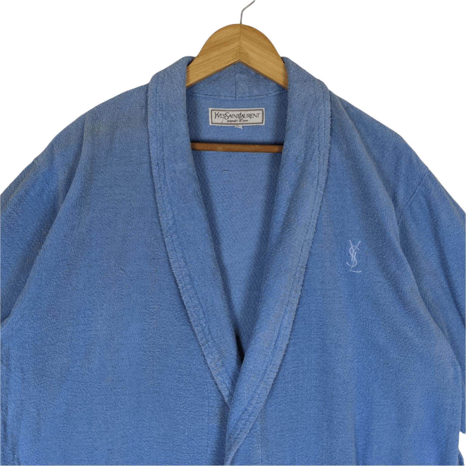 Vintage Vintage 90's YVES SAINT LAURENT Bathrobe Jacket Size US L / EU 52-54 / 3 - 3 Thumbnail
