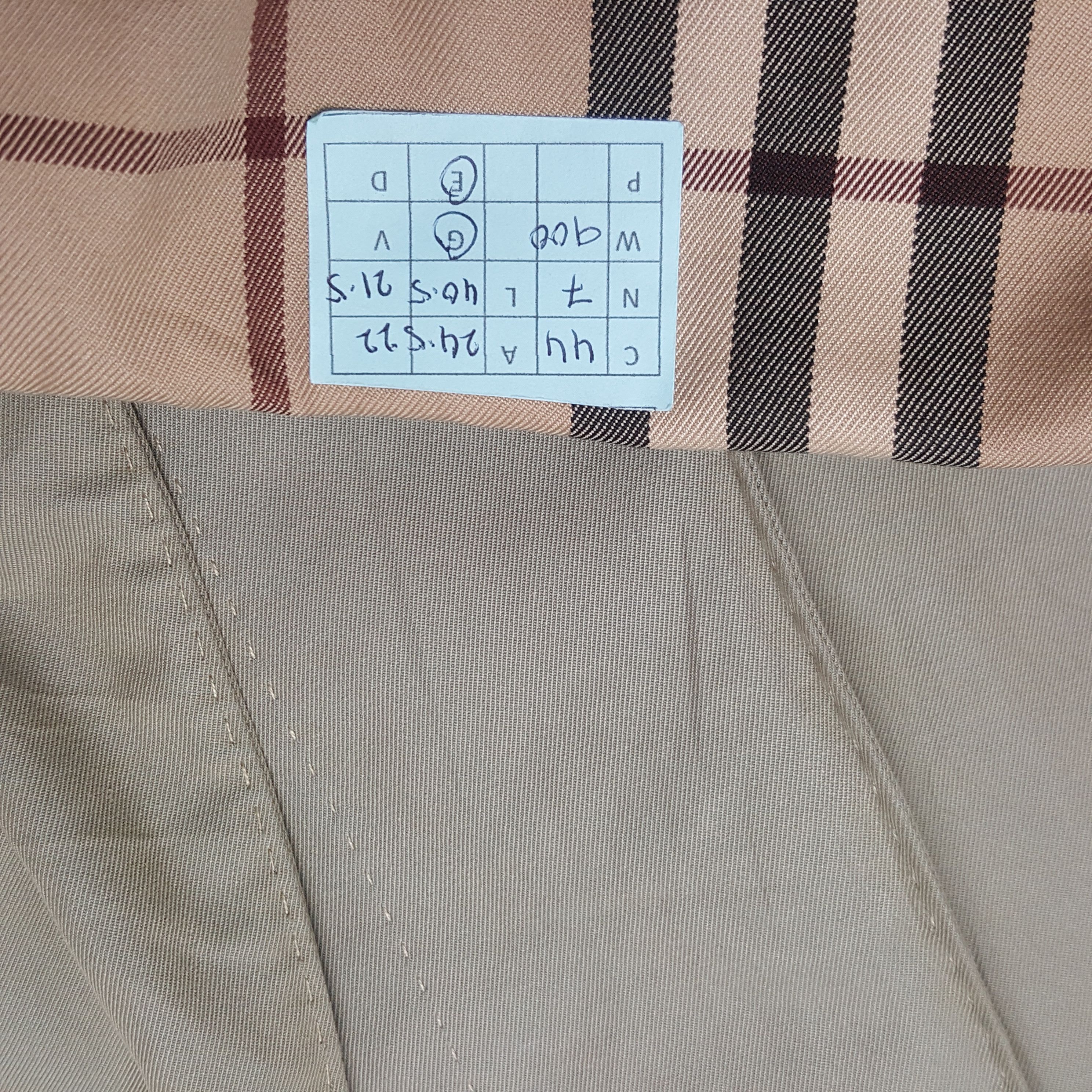 Burberry × Vintage Vintage Burberry London Nova Check Trench Coat Size US L / EU 52-54 / 3 - 8 Thumbnail