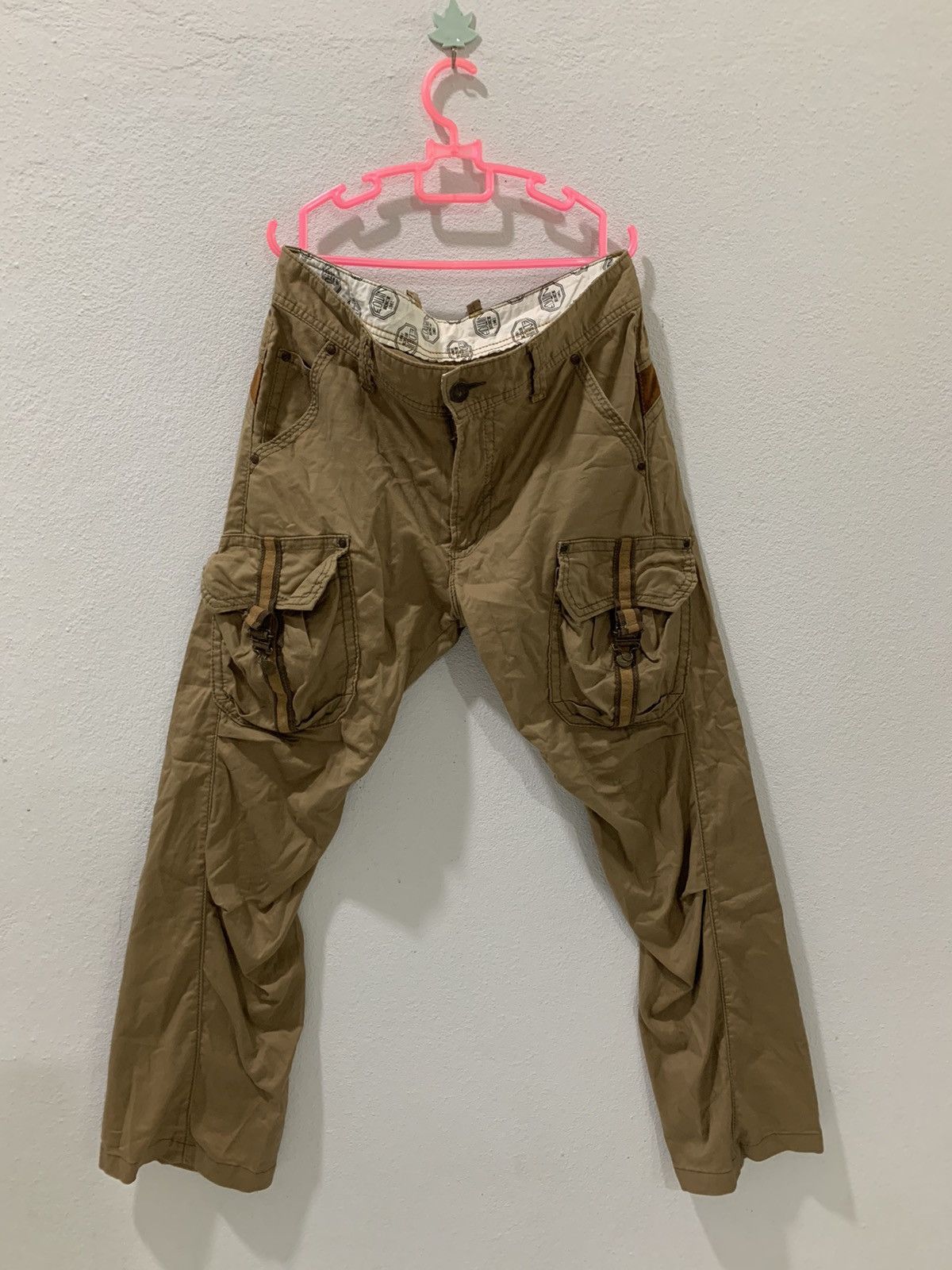 image of Archival Clothing x Edwin Exclusive Vintage Tactical Bush Pants in Beige, Men's (Size 35)