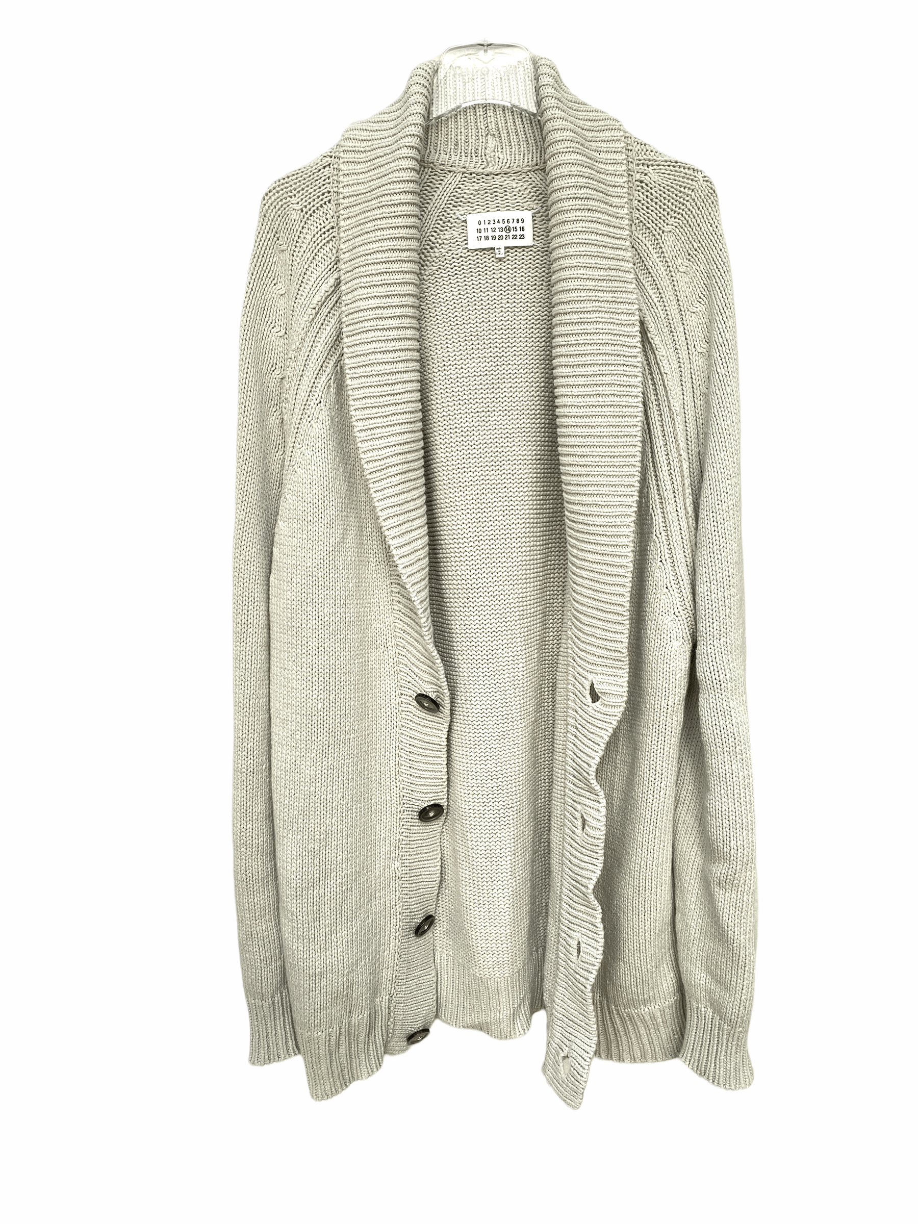 Maison Margiela Oversized Heavy Cotton Silk Cardigan Size US M / EU 48-50 / 2 - 3 Thumbnail