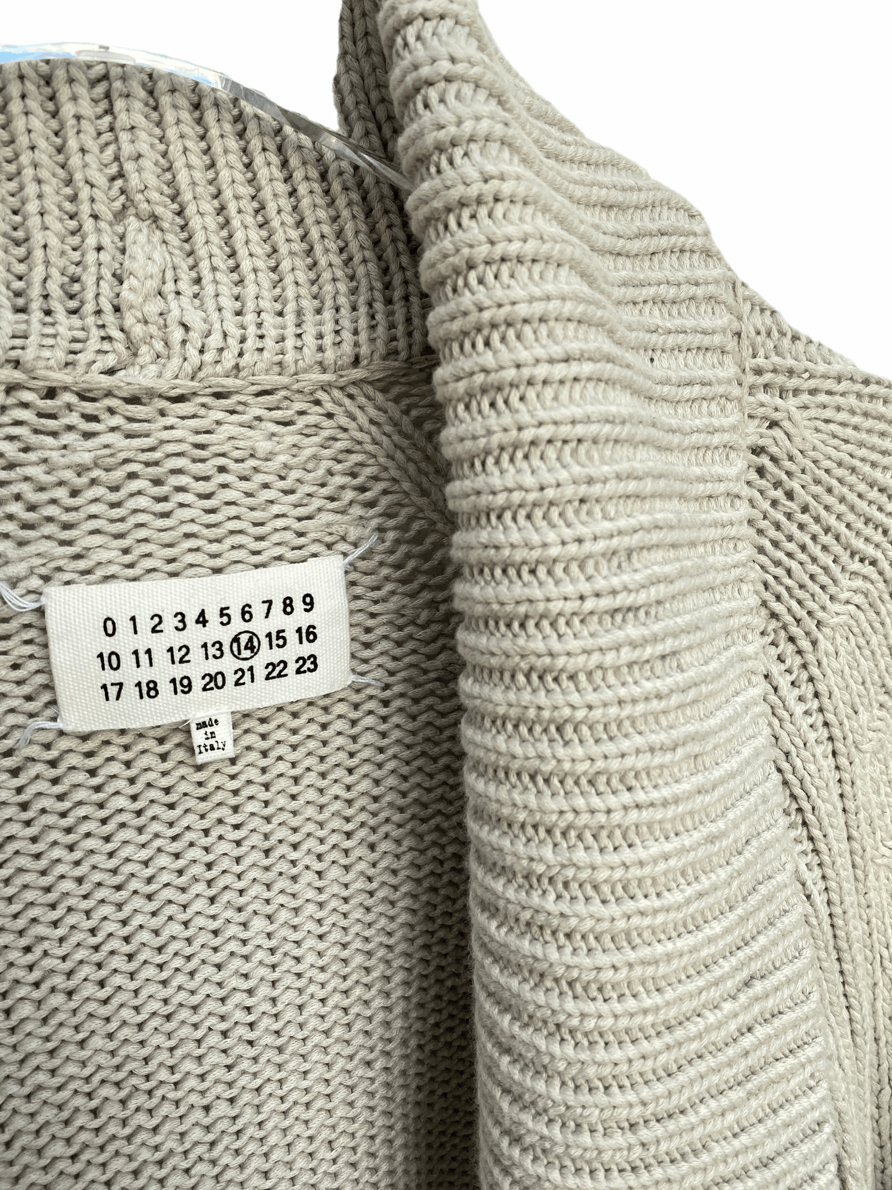 Maison Margiela Oversized Heavy Cotton Silk Cardigan Size US M / EU 48-50 / 2 - 4 Thumbnail